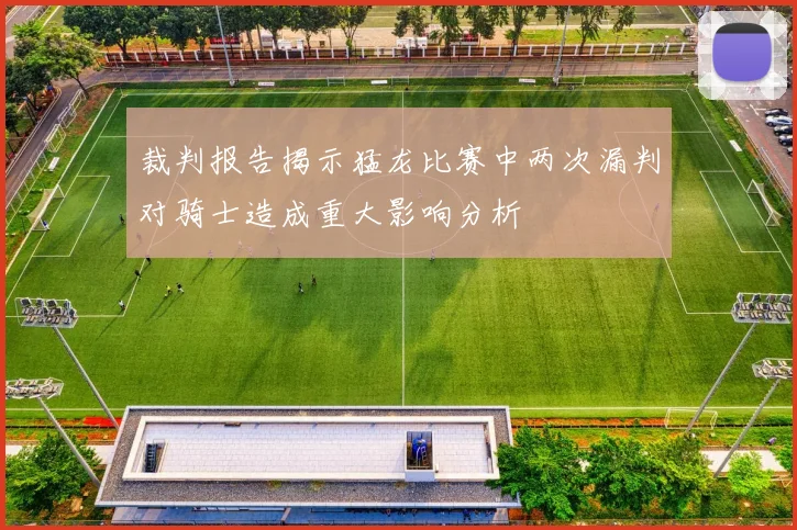 裁判报告揭示猛龙比赛中两次漏判对骑士造成重大影响分析